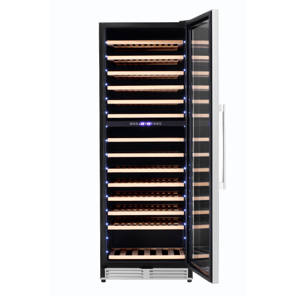 VITARA 67” Tall 154 Bottle Dual Zone Wine Fridge Wine Cooler