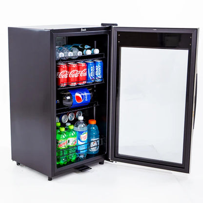 AVANTI 18.75" 108 Can Single Zone Beverage Fridge Beverage Center