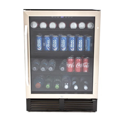 AVANTI 23.5" 130 Can Single Zone Beverage Fridge Beverage Center