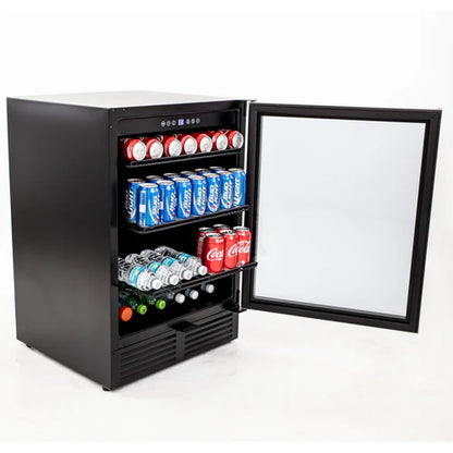 AVANTI 23.5" 130 Can Single Zone Beverage Fridge Beverage Center