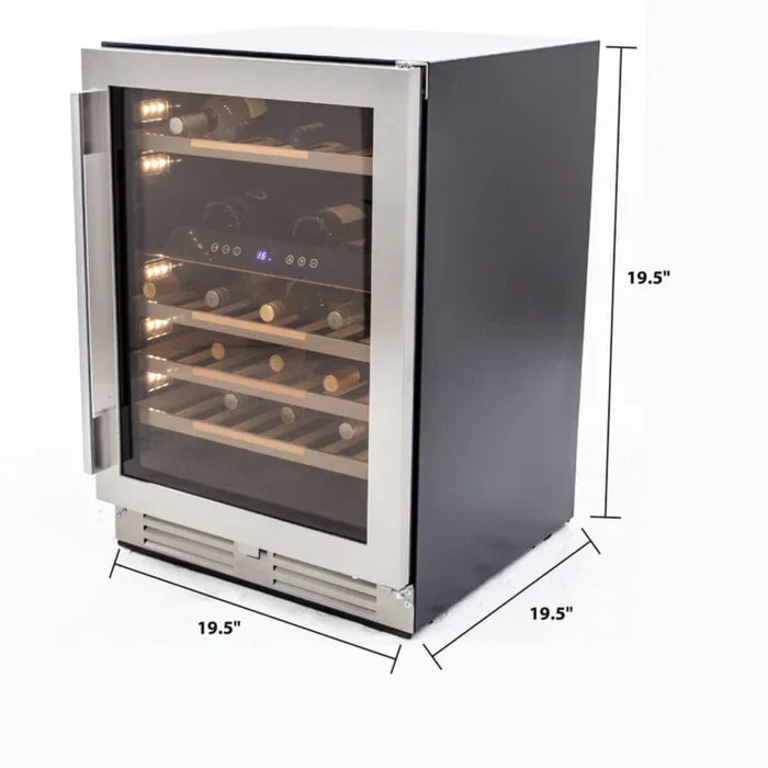 AVANTI 24" 47 Bottle Single Zone Wine Fridge Wine Cooler